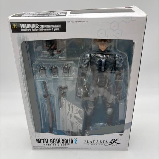 PLAY ARTS Kai Raiden Action Figure SONS OF LIBERTY METAL GEAR SOLID2 Japan