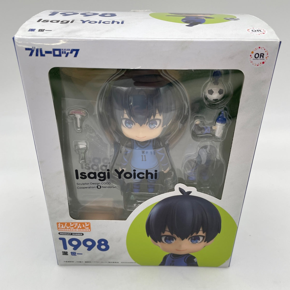 Nendoroid Blue Lock Yoichi Isagi Action Figure #1998 Orange Rouge
