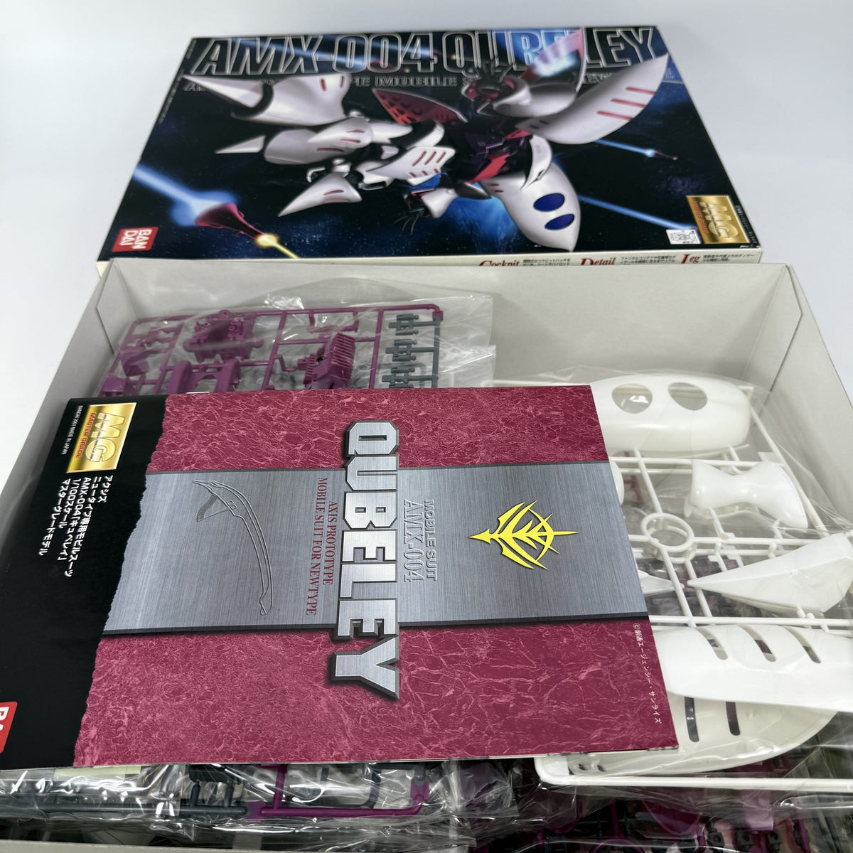 AMX-004 Qubeley 1/100 Scale Bandai MG Gundam Axis Prototype Mobile Suit JP