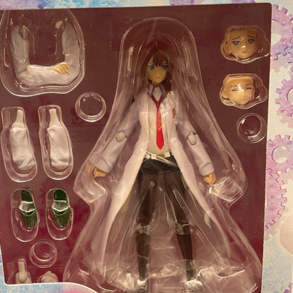 figma Steins gate Kurisu Makise figure White Coat Ver. #195 Max Factory Japan