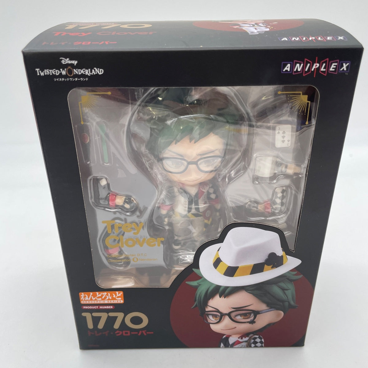 Nendoroid Disney Twisted Wonderland Tray Clover Action Figure #1770 ANIPLEX