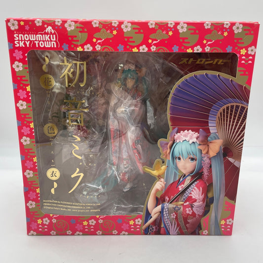 Stronger Hatsune Miku Hanairogoromo 1/8 Figure Kimono Sky Town Snow Miku Japan