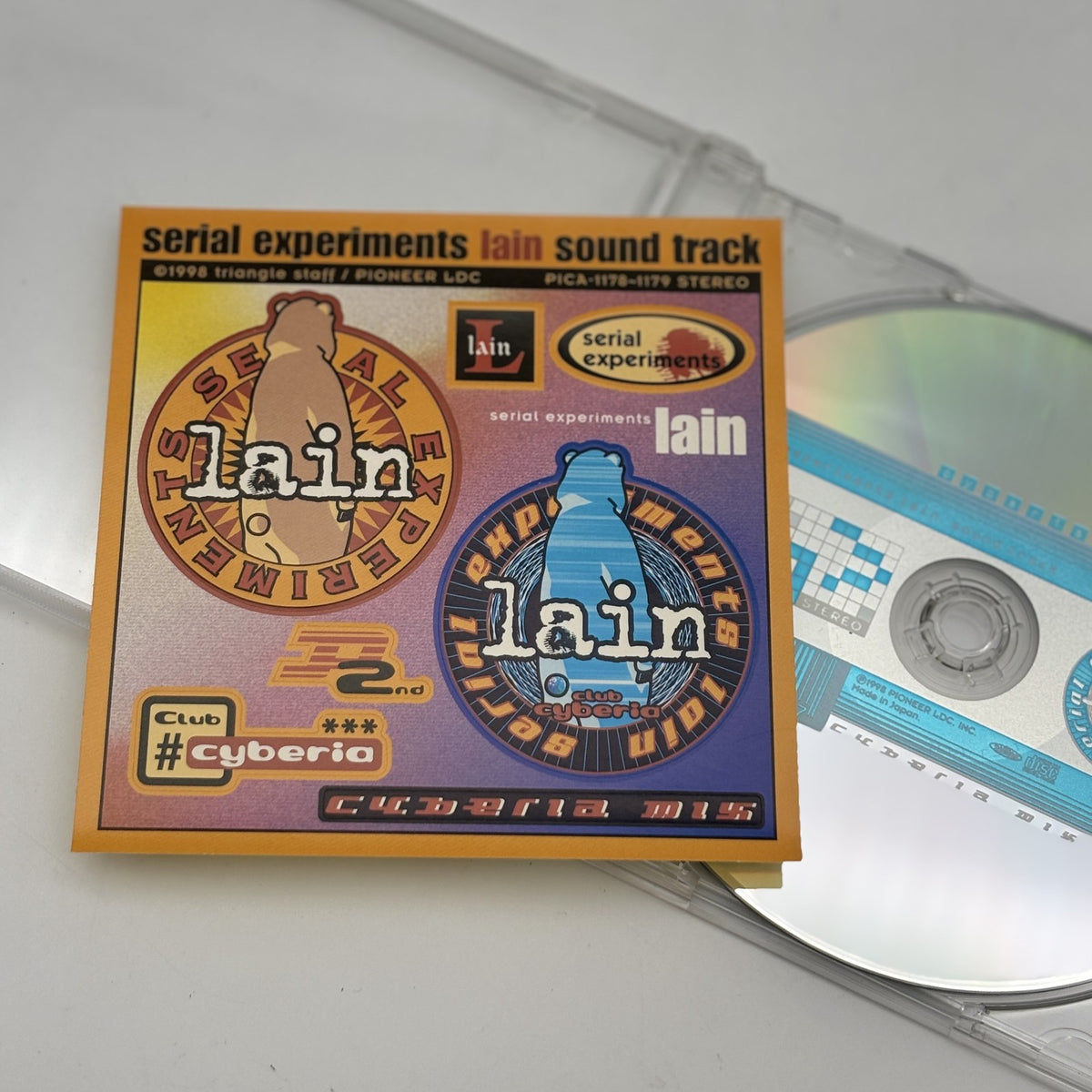 Serial Experiments Lain Cyberia Mix Sound Track CD Japan Import 1998