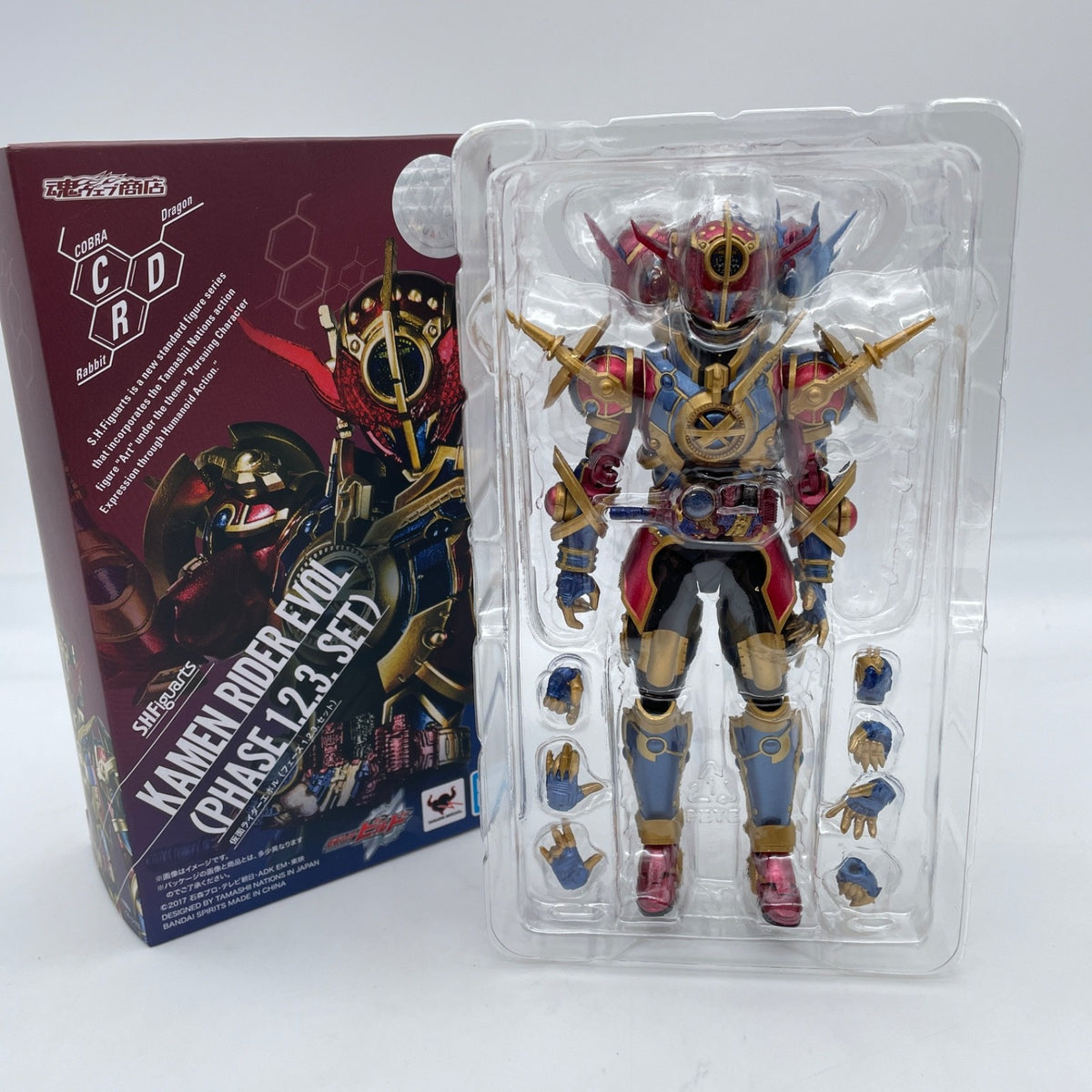 S.H.Figuarts Kamen Rider Build Kamen Rider Evol Phase 1.2.3.set Figure BANDAI