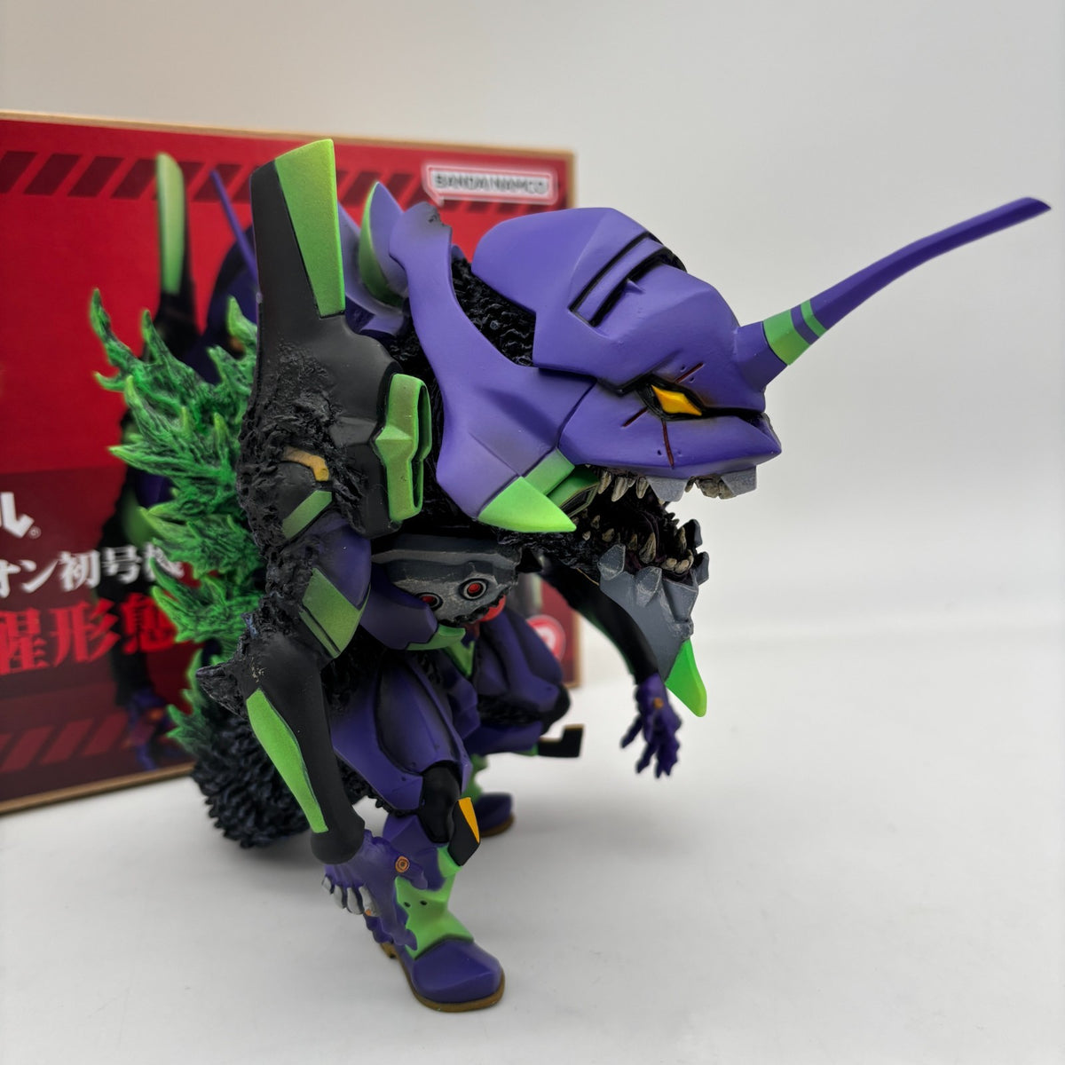 X PLUS Deforeal Evangelion Unit 01 Figure G Awakening Form GODZILLA BANDAI