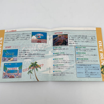 Sega Saturn Out Run SS Racing game Japan Import
