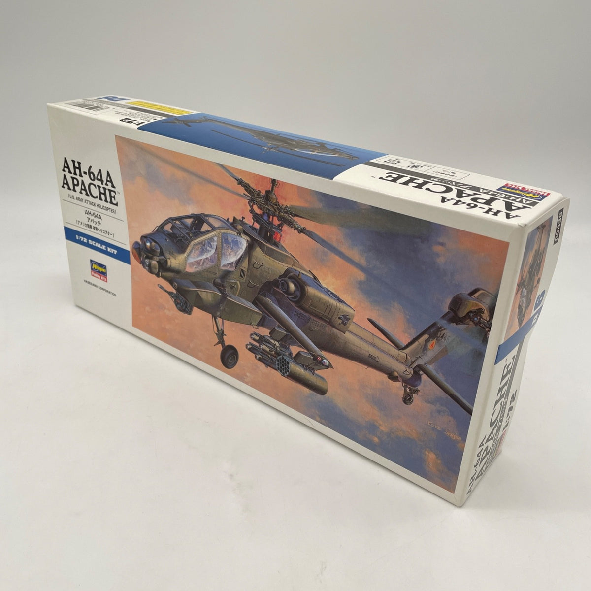 Hasegawa 0436 D6 1/72 Scale Model Helicopter Kit U.S Army AH-64A Apache Japan