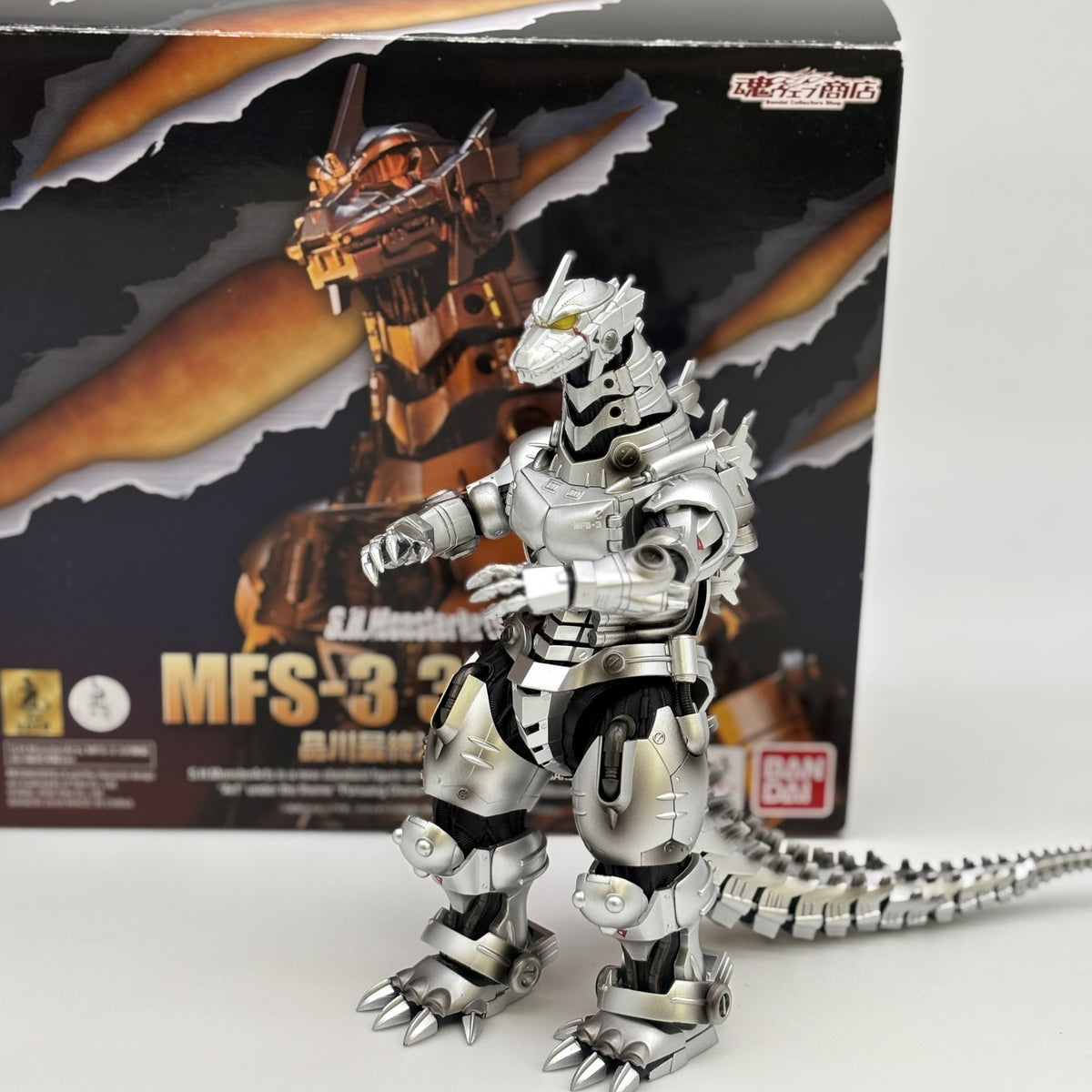 S.H.MonsterArts Godzilla MFS-3 Type-3 Kiryu Figure Shinagawa Final Battle ver JP