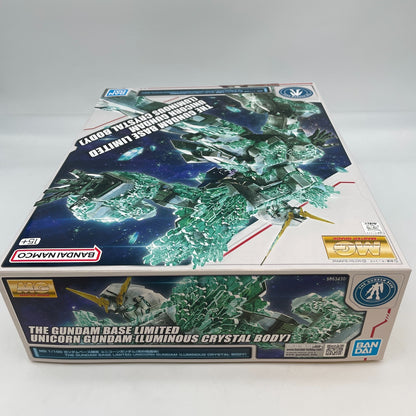 BANDAI MG 1/100 UNICORN GUNDAM Luminous Crystal Body Base Limited Model Kit