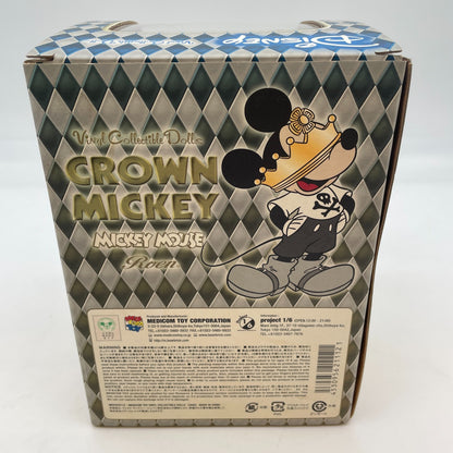 Medicom Toy VCD Disney Crown Mickey Mouse PVC Painted Figure Japan Import