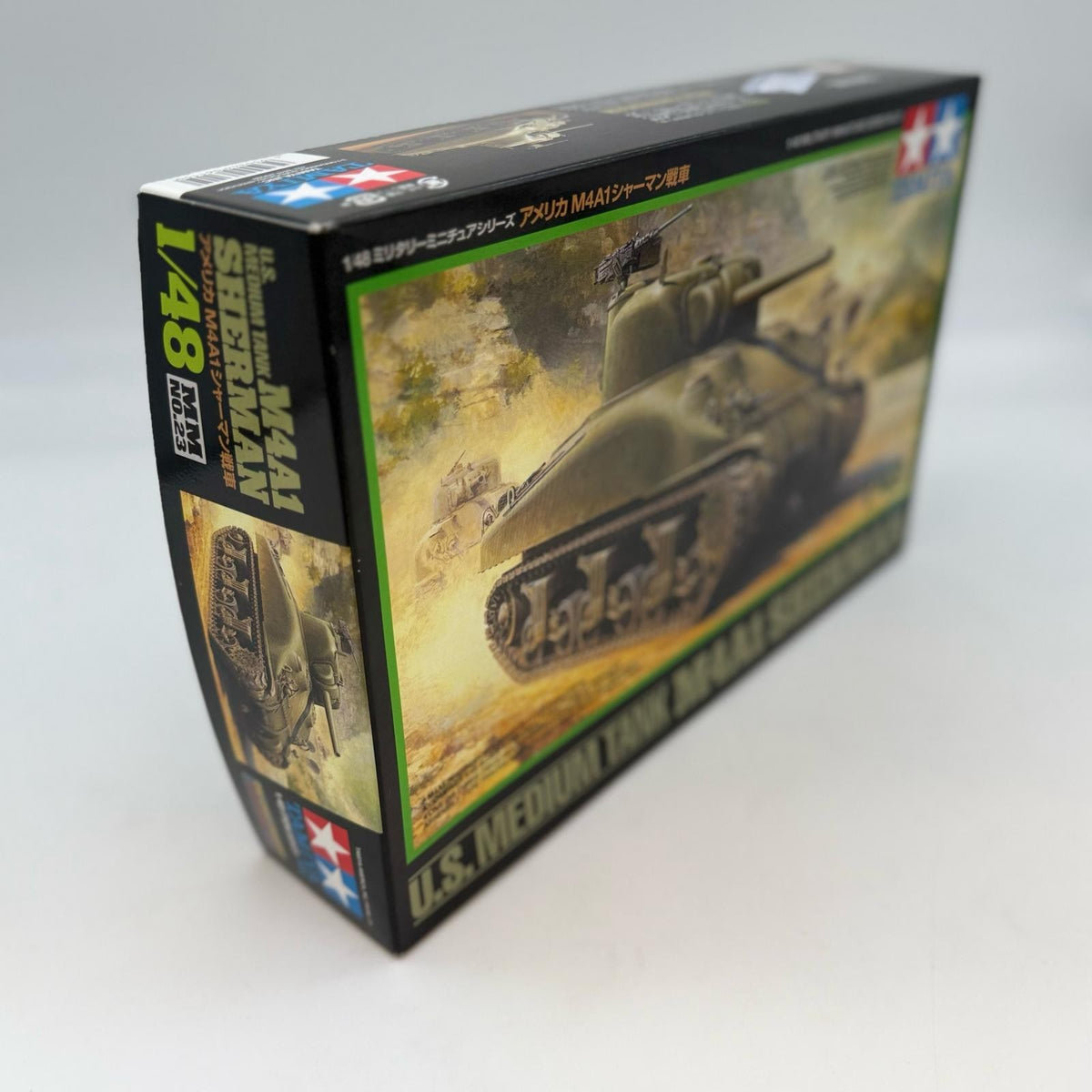 Tamiya 1/48 Military No.23 U.S. Army M4A1 Sherman Tank Plastic Model kit japan