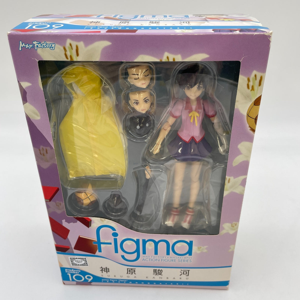 Figma Bakemonogatari Suruga Kanbaru Figure Max Factory From Japan Toy