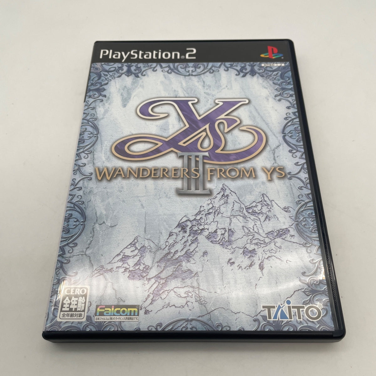 PS2 Ys III 3 Wanderers from Ys Sony Playstation 2 Japan Game