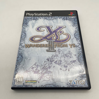 PS2 Ys III 3 Wanderers from Ys Sony Playstation 2 Japan Game