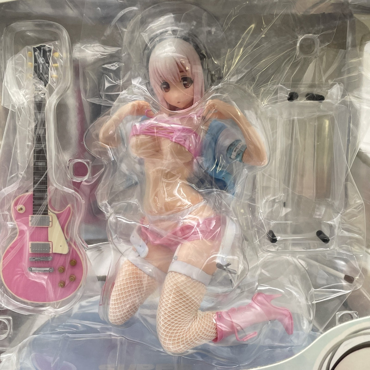 Super Sonico Bondage Ver 1/7 Figure Candy Pink Super Sonic Orchid Seed Nitro