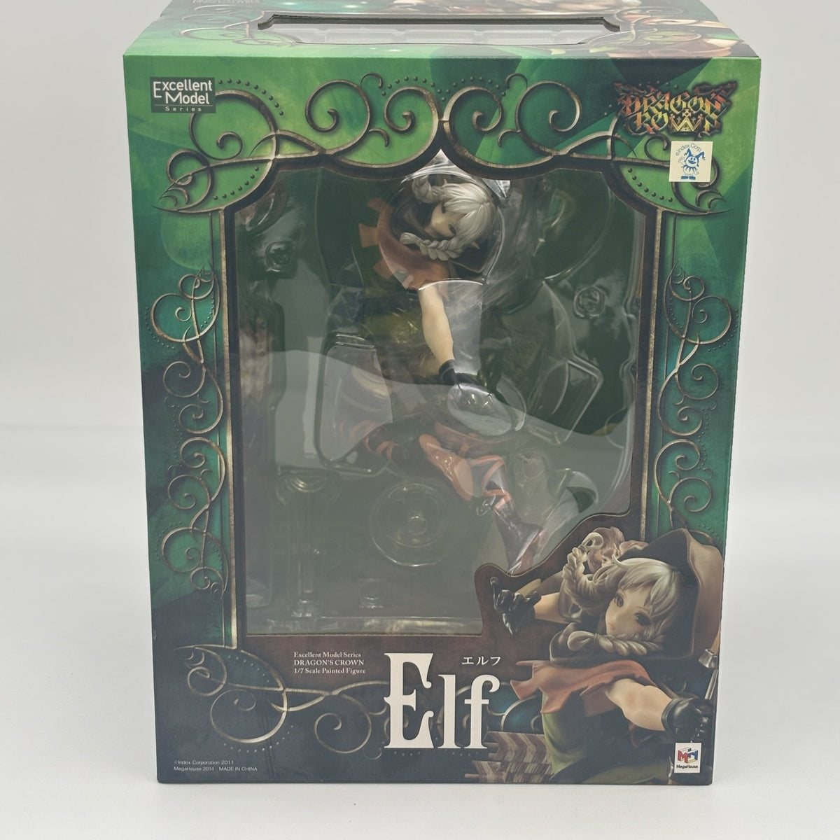 Megahouse Dragon's Crown Elf 1/7 Figure Excellent Model 220mm