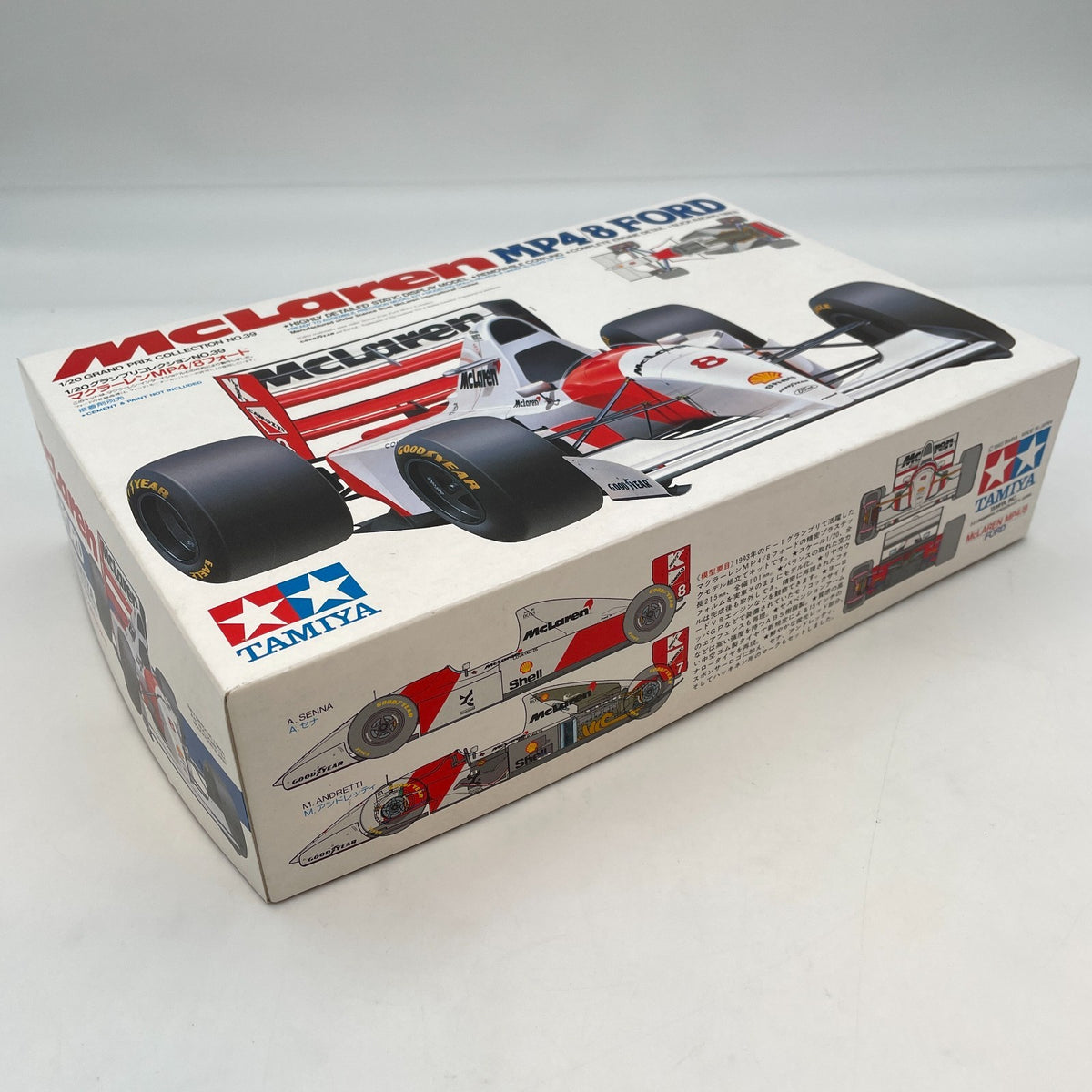 TAMIYA Grand Prix Collection No.39 1/20 McLaren MP4/8 Ford Plastic Model Kit