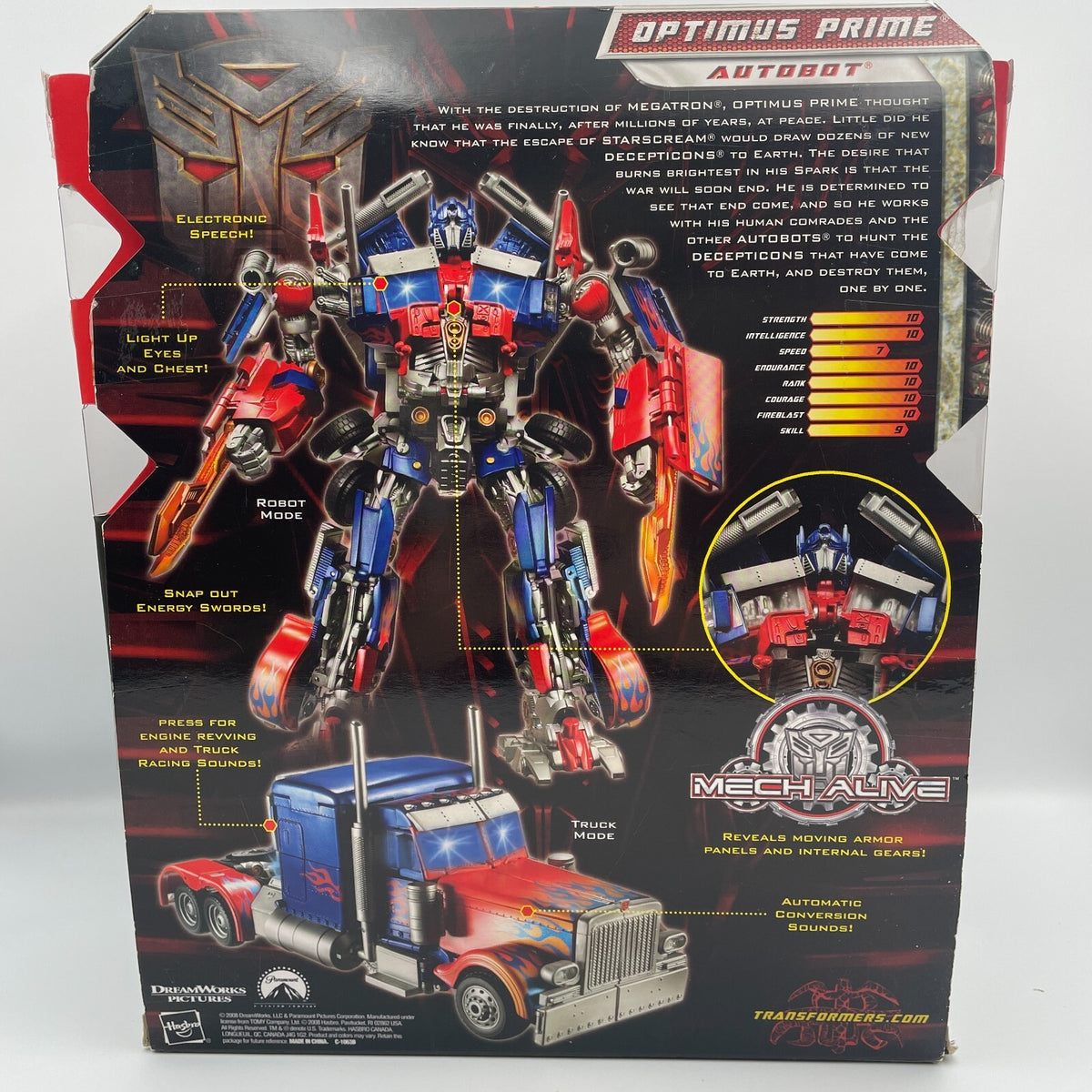 Takara Tomy RA-01 Optimus Prime Figure Transformers Revenge Japan Import