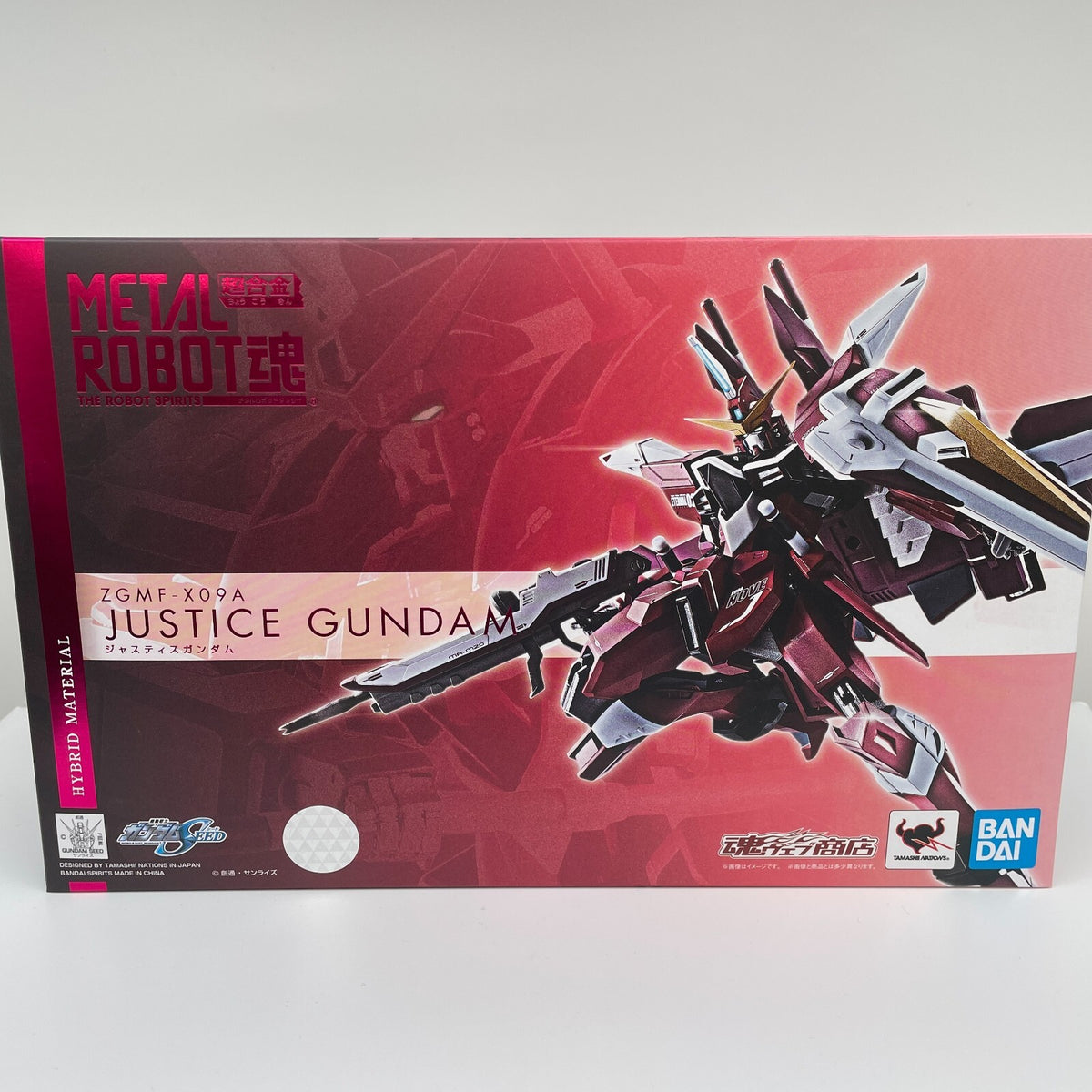 Metal Robot Spirits SIDE MS Justice Gundam Figure Mobile Suit Gundam SEED Bandai