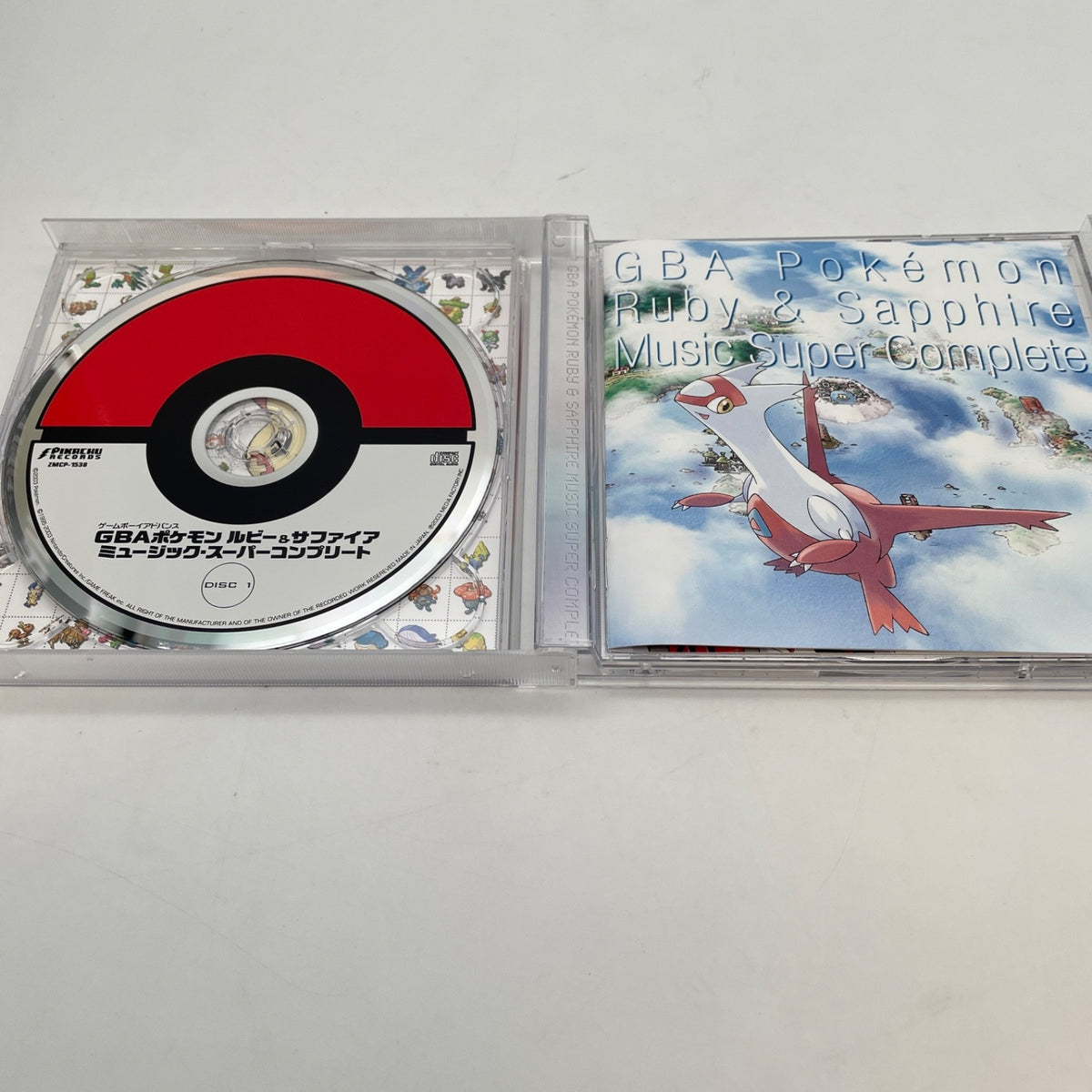 GBA Pokemon Ruby & Sapphire Soundtrack Super Complete Music Anime CD
