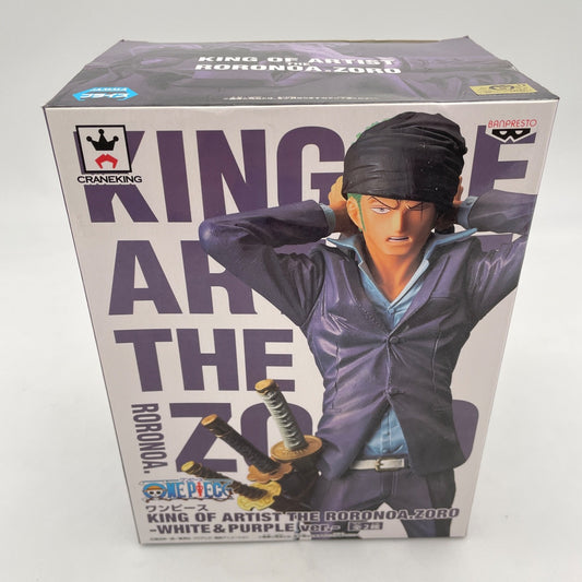 Roronoa Zoro (Purple) ONE PIECE KING OF ARTIST THE RORONOA.ZORO-WHITE&PURPLE JP