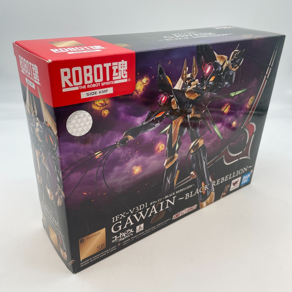 ROBOT SPIRITS SIDE KMF Code Geass Gawain BLACK REBELLION Figure IFX-V3D1 BANDAI