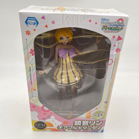 Kagamine Rin Project DIVA Arcade Future Tone Cheerful Candy Figure Japan