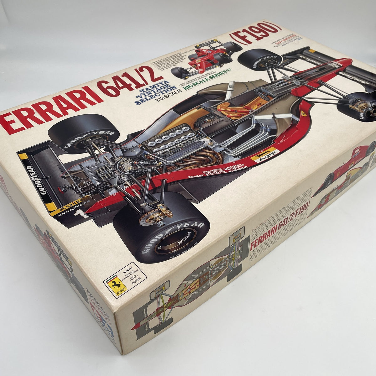 tamiya Plastic model 1/12 Ferrari 641/2 F190 display model Big scale No.25