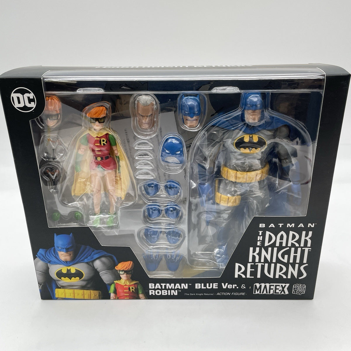 MAFEX Batman Blue Ver. & Robin The Dark Knight Returns Action Figure Medicom Toy