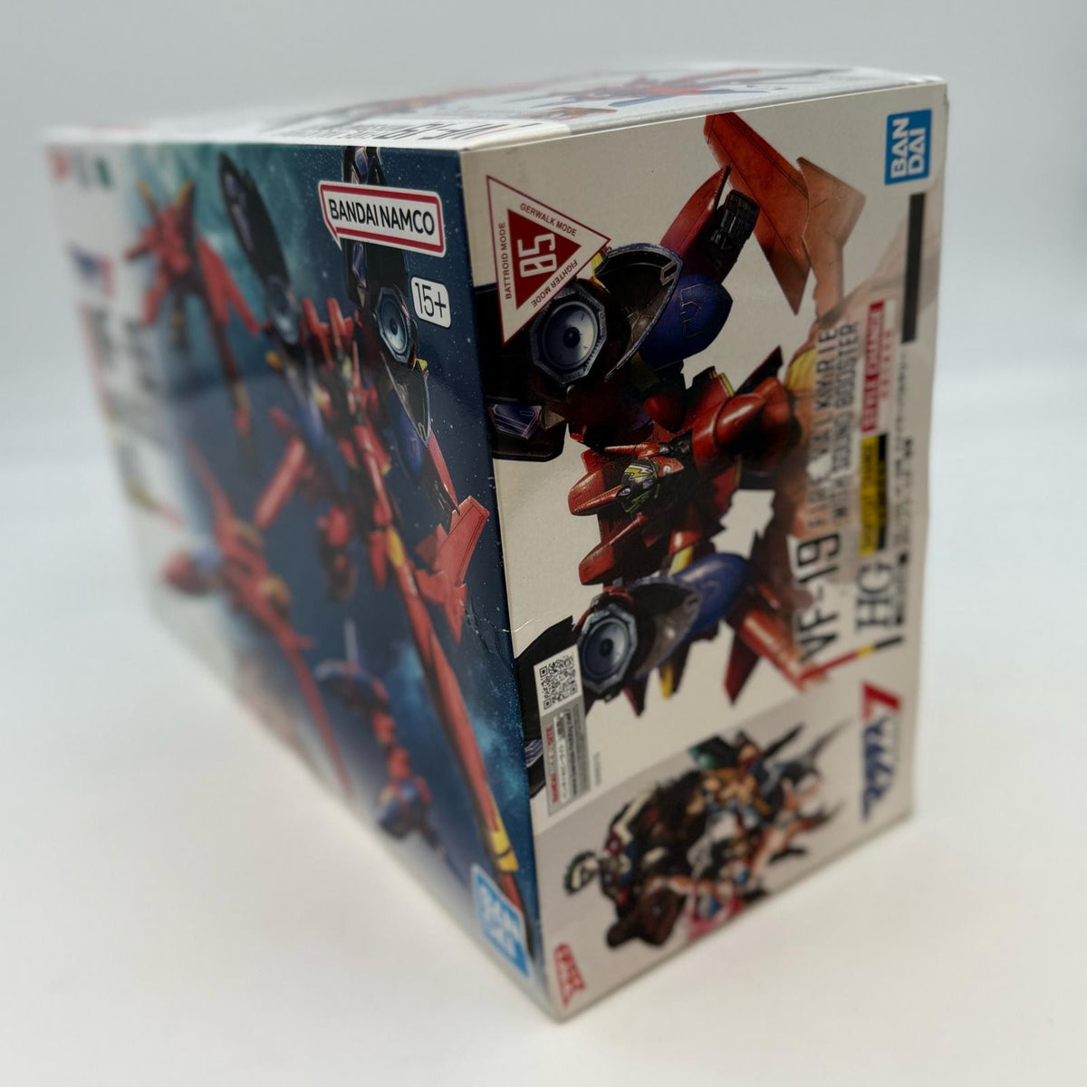 Bandai HG Macross7 1/100 VF-19 Fire Valkyrie with Sound Booster Model Kit JAPAN