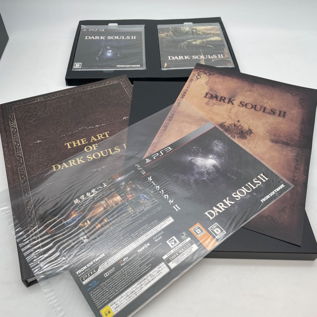 PS3 Dark Souls II 2 Collectors Edition w/ Maps Soundtrack Japan Import