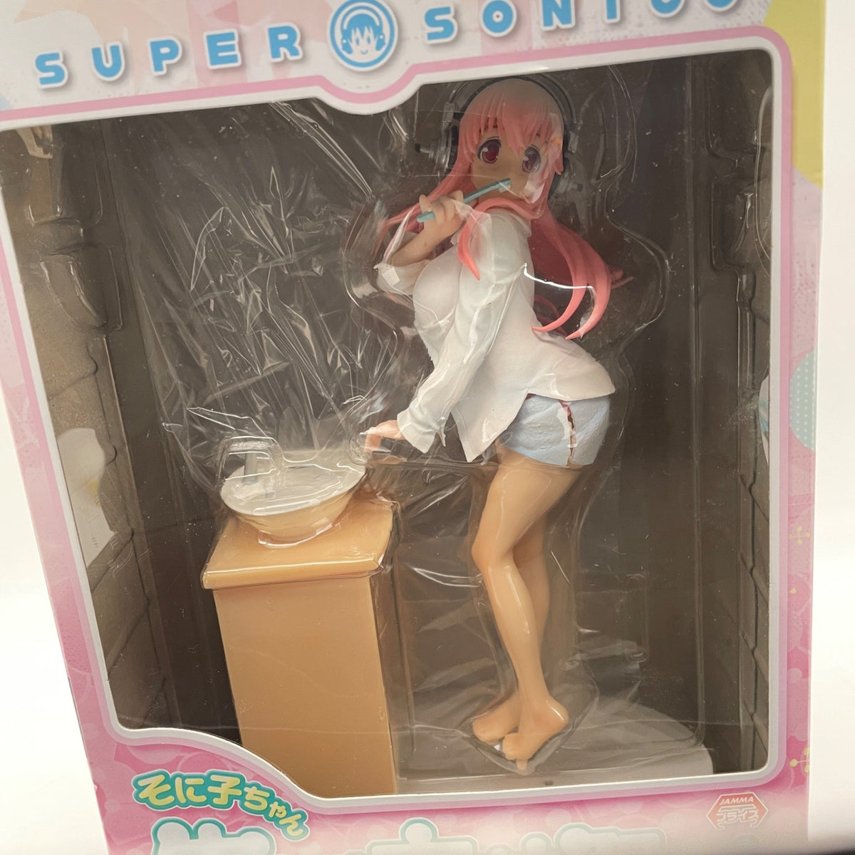 Super Sonico life coverage special figure Morning brushing Furyu Prize