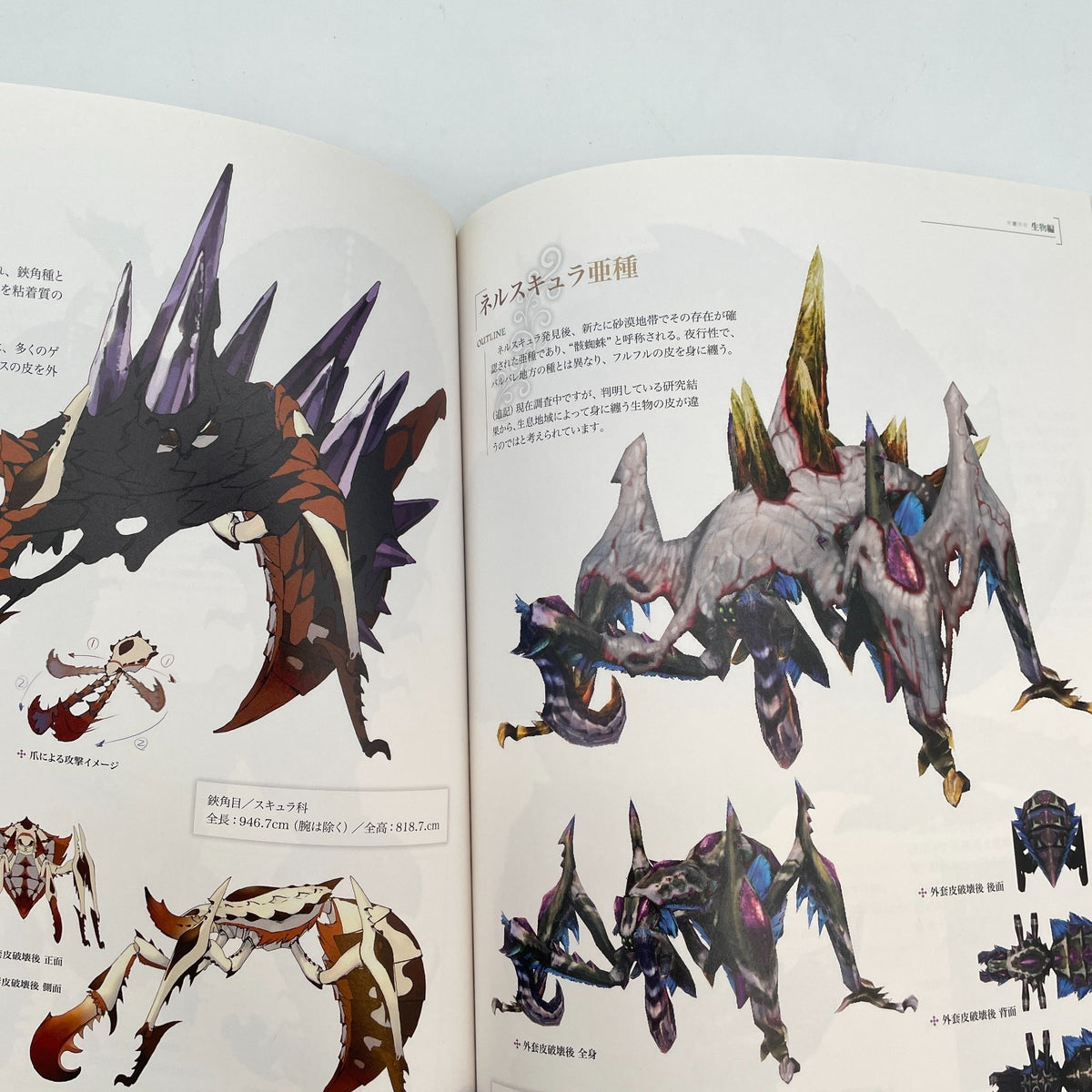 Monster Hunter Hunter's Encyclopedia 4 Book Paleozoic calligraphy corps