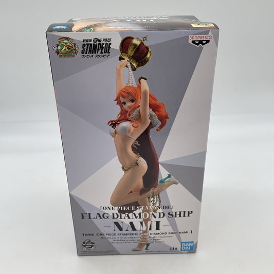 One Piece Stampede Flag Diamond Ship NAMI Figure Banpresto Japan