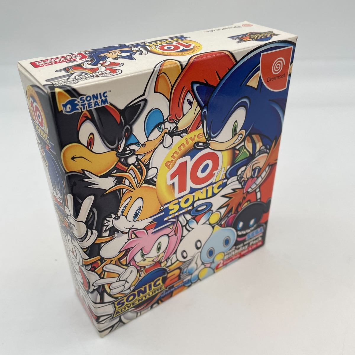 Sonic Adventure 2 10th Anniversary Limited Edition Sega Dreamcast Japan Game