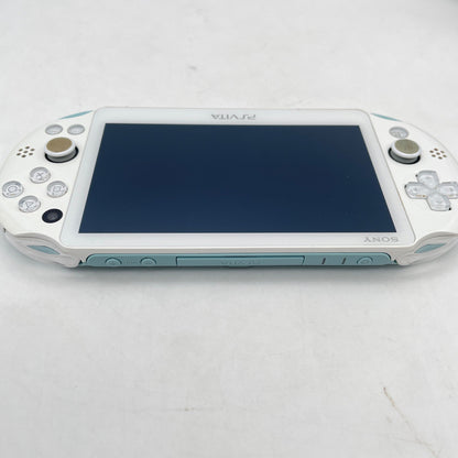 SONY PlayStation PS Vita PCH 2000 Light Blue White Console Charger Tested w/Box