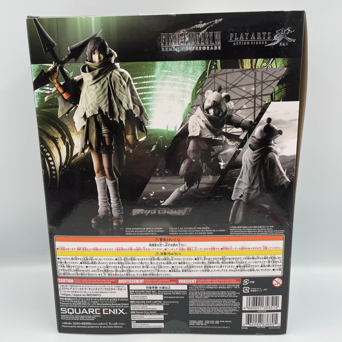 FINAL FANTASY Remake PLAY ARTS Kai Yuffie Kisaragi Figure SQUARE ENIX Japan