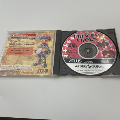 Sega Saturn Princess Crown ATLUS 1997 video game SS Japan