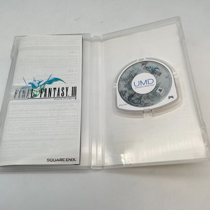 PSP Final Fantasy III FF3 Japanese English Subtitles Sony Playstation Portable