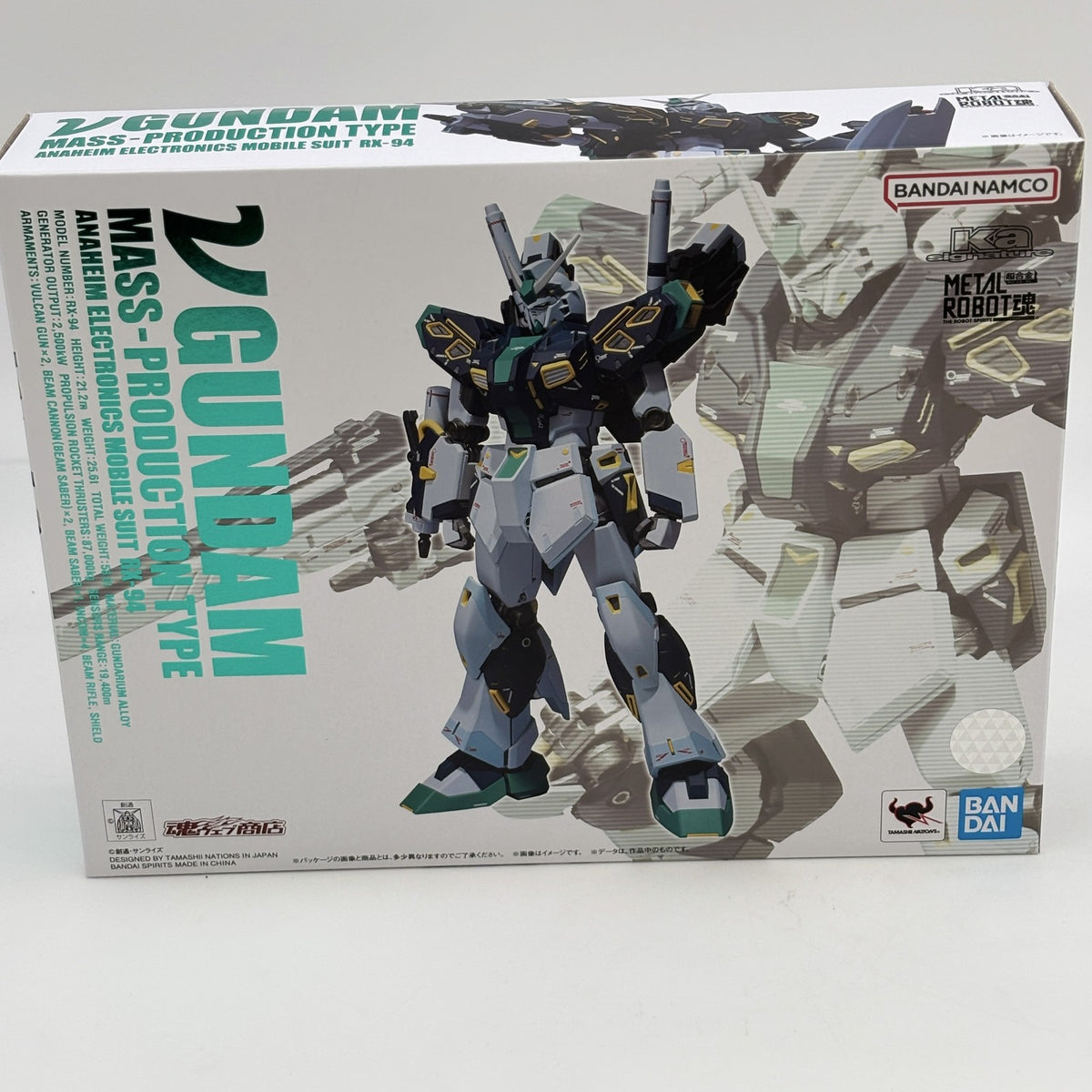 METAL ROBOT Spirits Mass Production Nu Gundam Ka Signature Figure
