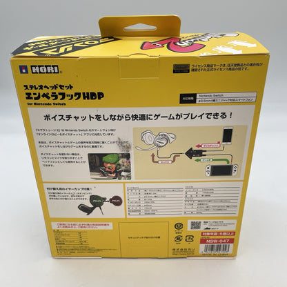 Splatoon 2 Headphones HORI NSW-047 Empera Hook HDP Nintendo Switch