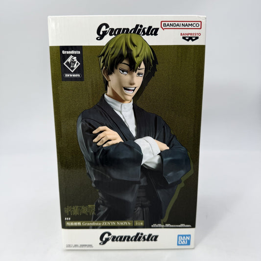 Zenin Naoya Jujutsu Kaisen Grandista Banpresto Figure w/Box