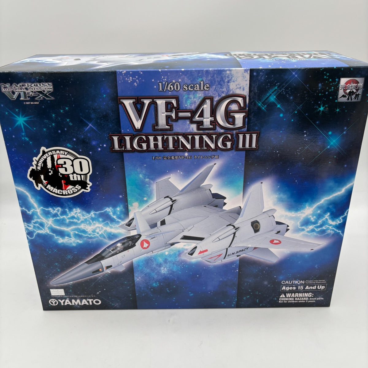 Macross VF-X 1/60 Vf-4G Lightning Ill Plastic Models Yamato Japan import