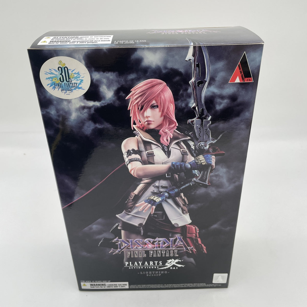Dissidia Final Fantasy Play Arts Kai Lightning PVC Figure From Japan