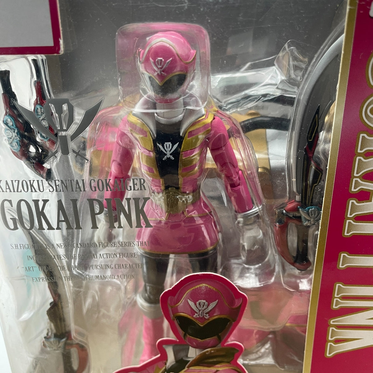 S.H.Figuarts Kaizoku Sentai Gokaiger Gokai Pink Action Figure Bandai Japan Used