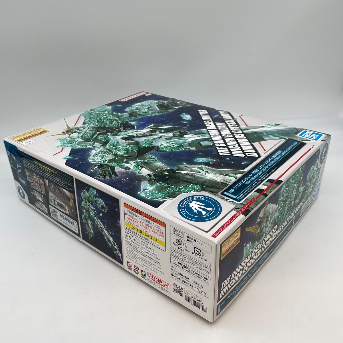 BANDAI MG 1/100 UNICORN GUNDAM Luminous Crystal Body Base Limited Model Kit