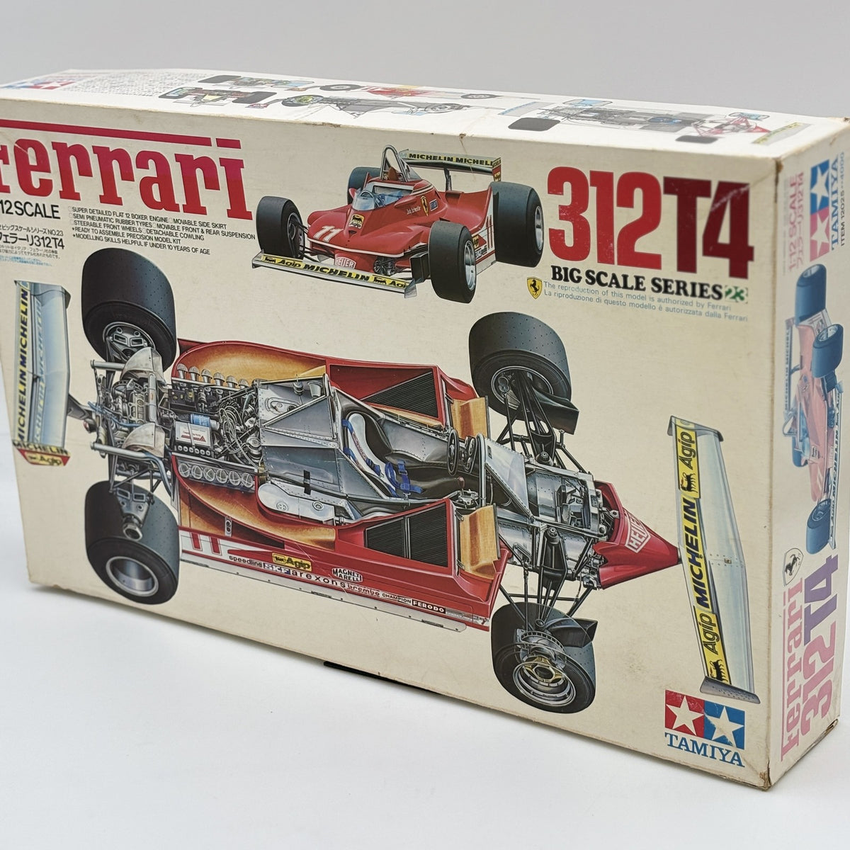 Model Kit 1/12 Big Scale Series NO.23 Ferrari 312T4 Tamiya From Japan