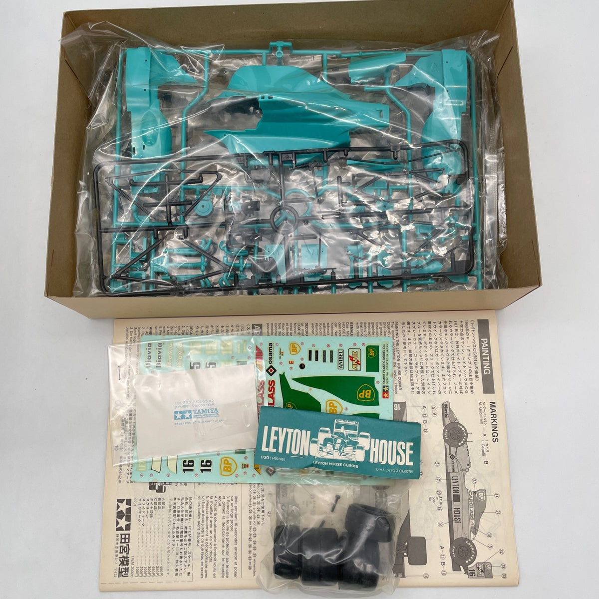 TAMIYA Grand Prix Collection No.28 1/ 20 LEYTON HOUSE CG901B Model kit