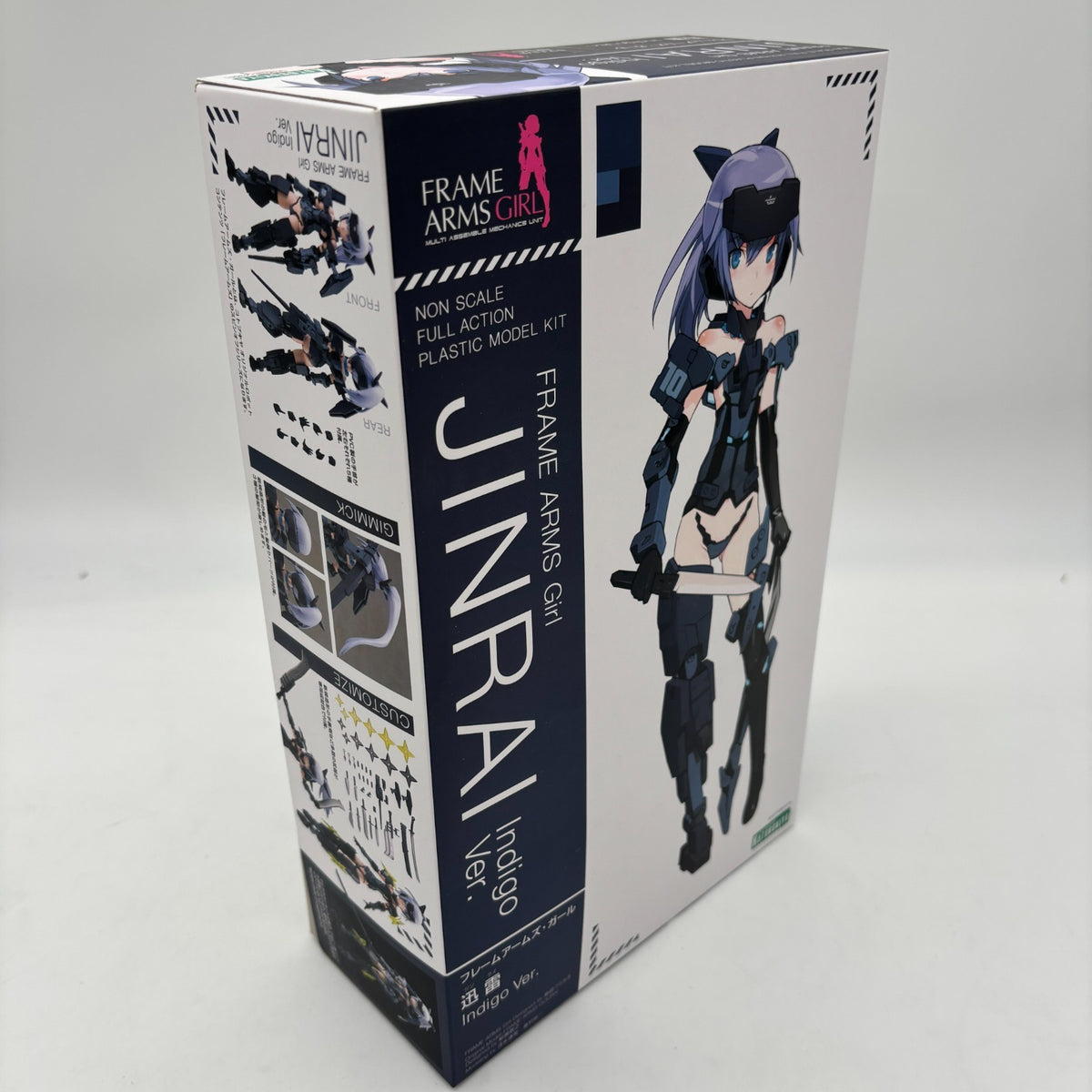 Kotobukiya Frame Arms Girl JINRAI Indigo Ver. Plastic Model Kit JAPAN