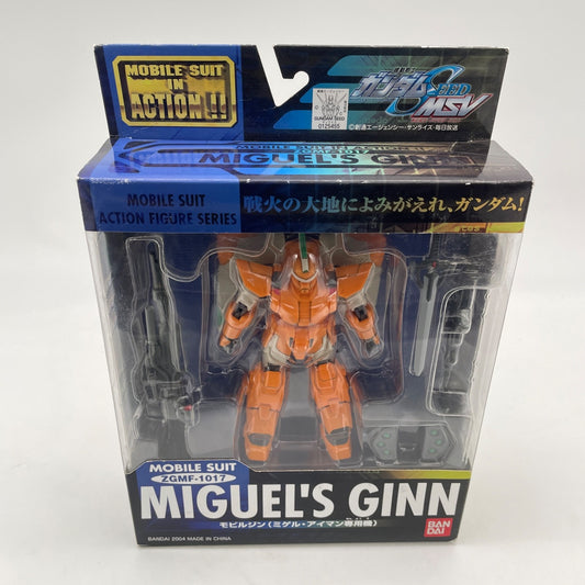 Bandai Gundam Seed MSV Mobile Suit In Action MSIA Miguel's Ginn Japan
